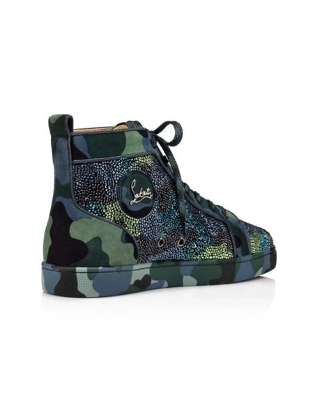 cheap Christian Louboutin Louis Orlato Mix Camouloubi multi Veau Velours sale