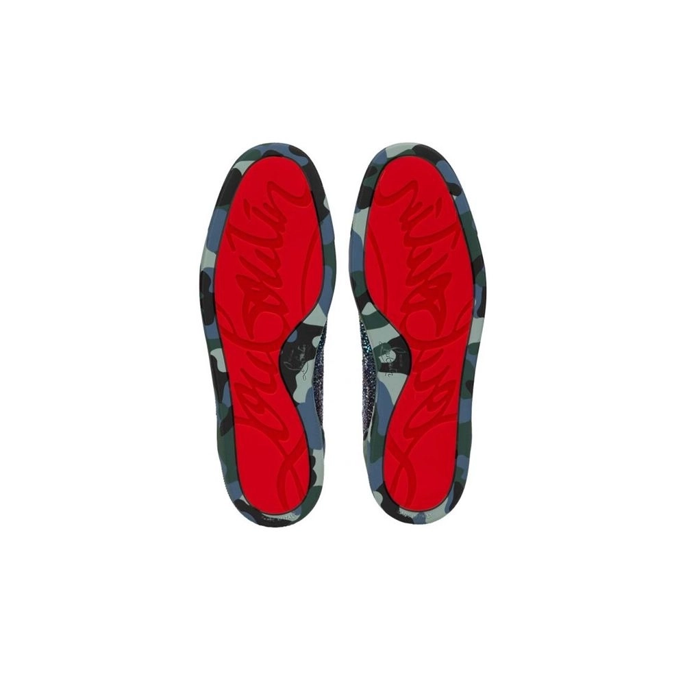 cheap Christian Louboutin Louis Orlato Mix Camouloubi multi Veau Velours sale