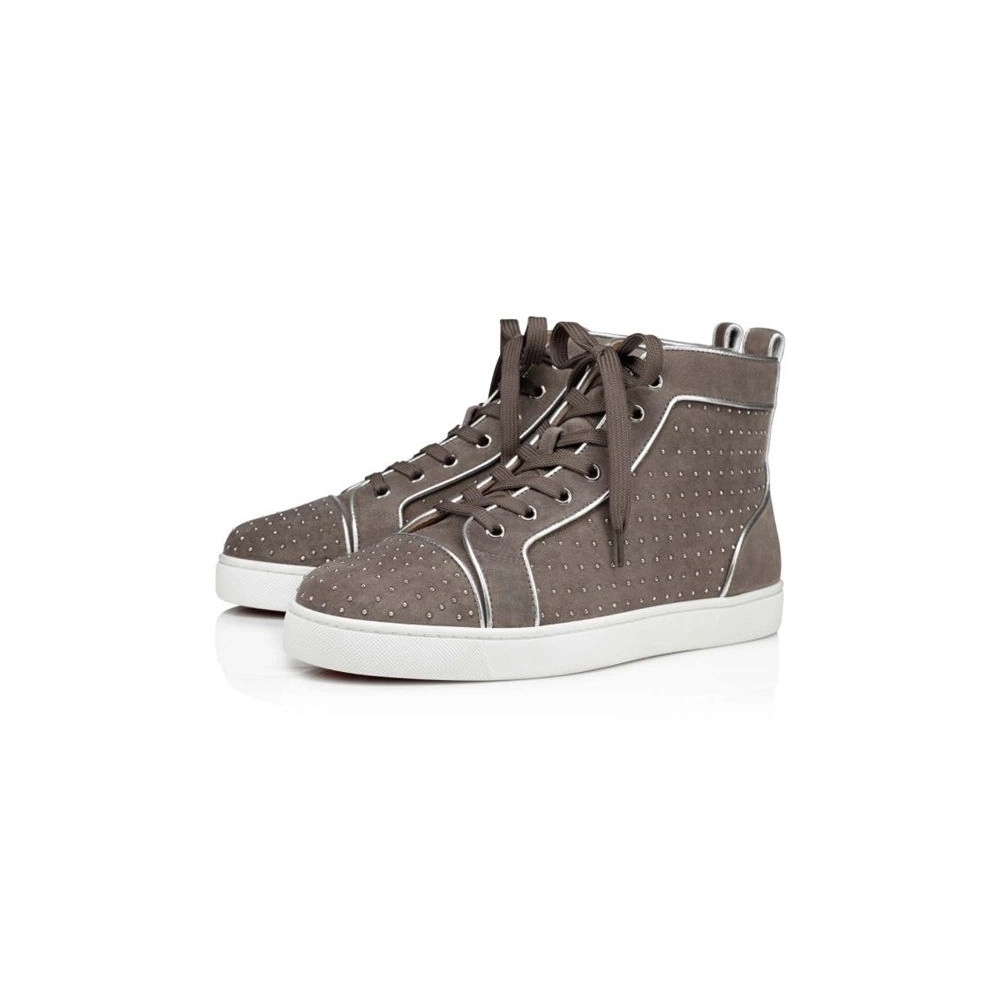 cheap Christian Louboutin High-top Louis Plume Alpilles Veau Velours sale