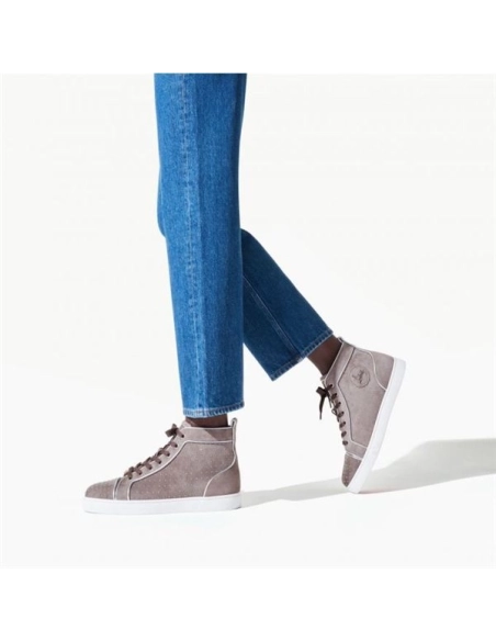 cheap Christian Louboutin High-top Louis Plume Alpilles Veau Velours sale