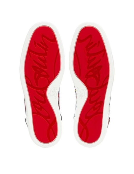 cheap Christian Louboutin High-top Louis Orlato Multi black Claf Sneaker sale