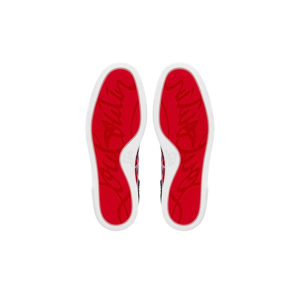 cheap Christian Louboutin High-top Louis Orlato Version Multi Claf Shoe sale