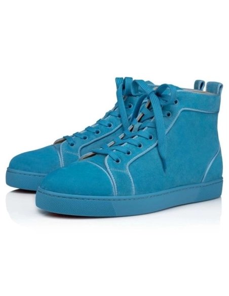 cheap Christian Louboutin High-top Louis Orlato Panorama Veau Velours sale