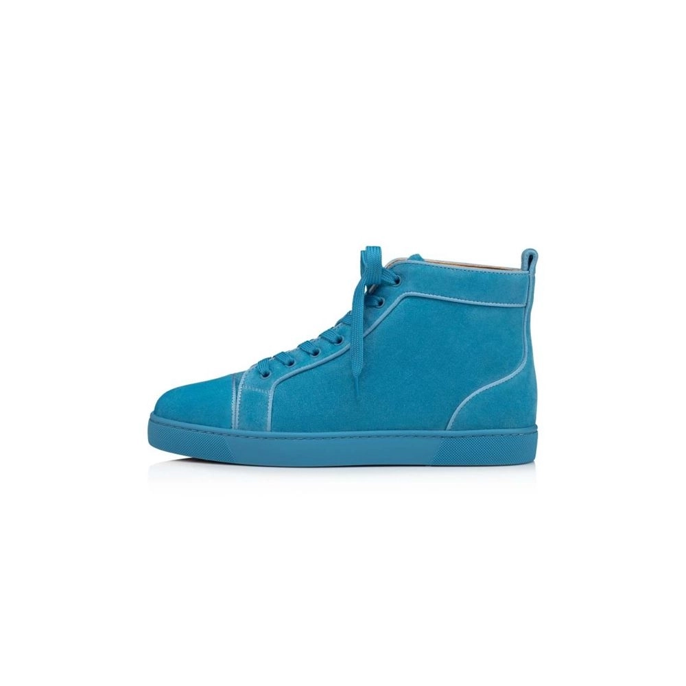 cheap Christian Louboutin High-top Louis Orlato Panorama Veau Velours sale