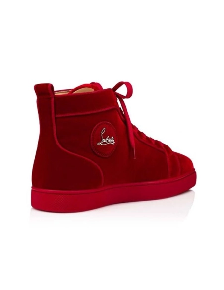 cheap Christian Louboutin High-top Loupin Up Red Loubi multi Shoe sale