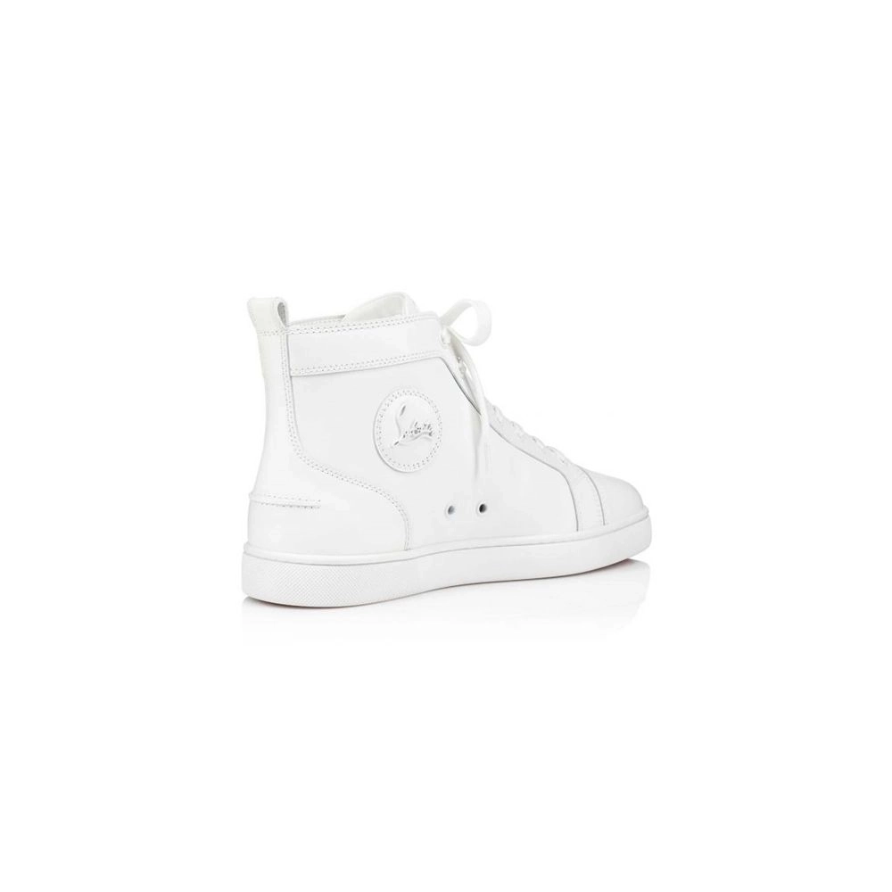 cheap Christian Louboutin High-top Loupin Up White Calf sale
