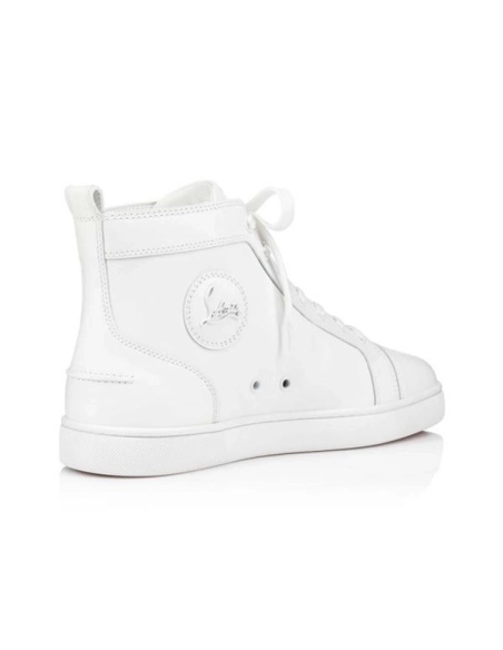 cheap Christian Louboutin High-top Loupin Up White Calf sale