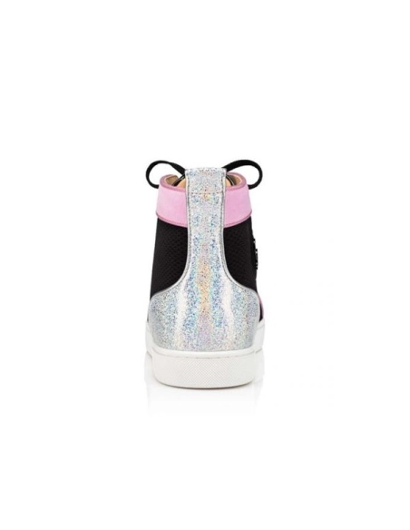cheap Christian Louboutin High Top Louis Orlato Version Multi Patent Calf sale