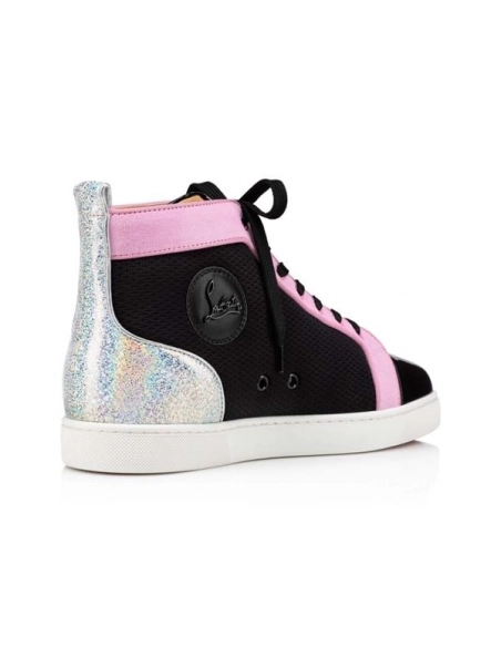 cheap Christian Louboutin High Top Louis Orlato Version Multi Patent Calf sale