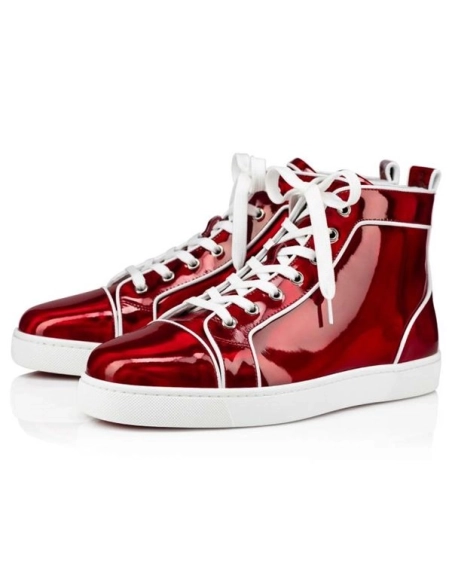 cheap Christian Louboutin High Top Lou Orlato Flat Loubi Calf sale
