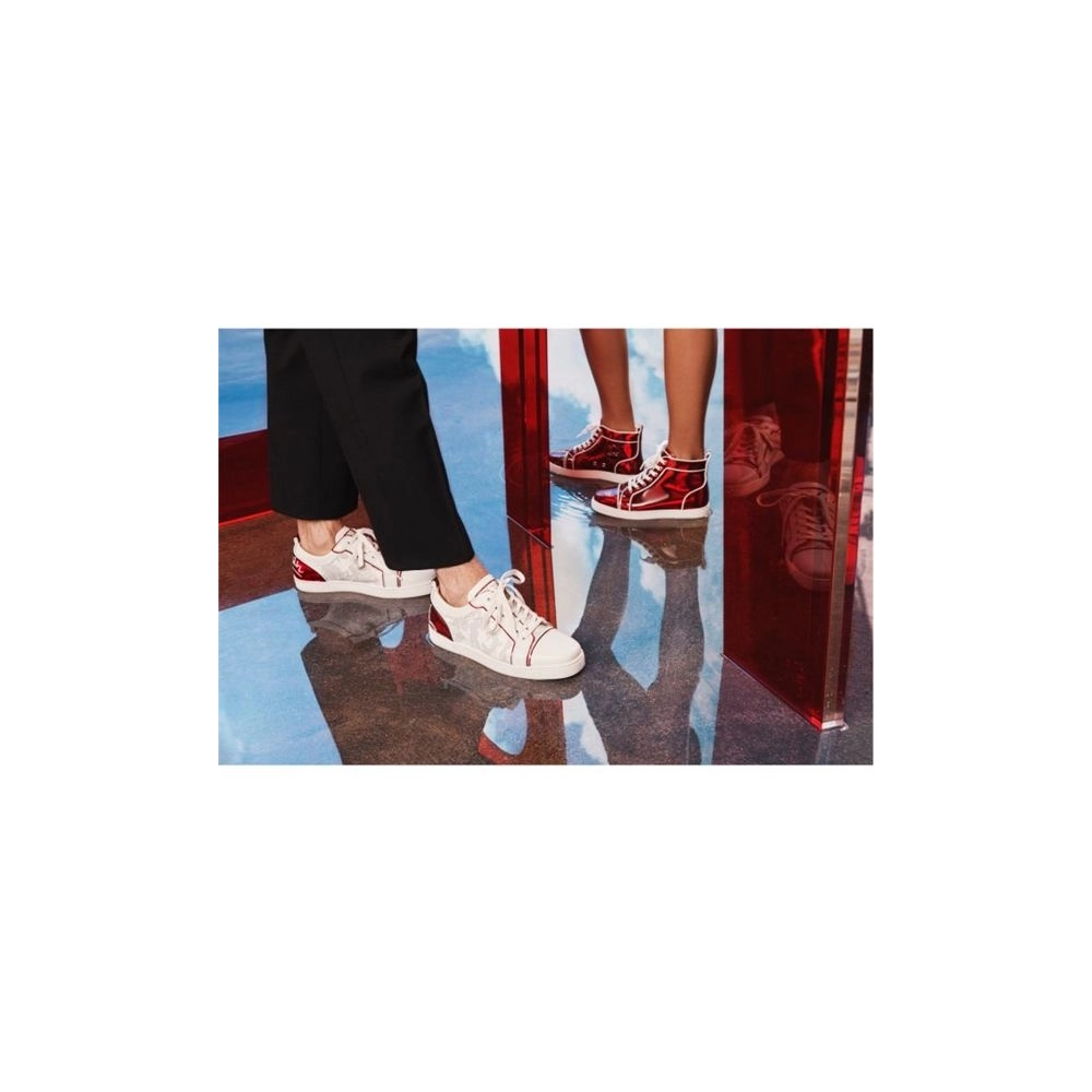 cheap Christian Louboutin High Top Lou Orlato Flat Loubi Calf sale