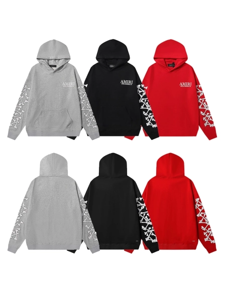 Amiri Bones Stacked Lyocell Hoodie,cheap Amiri