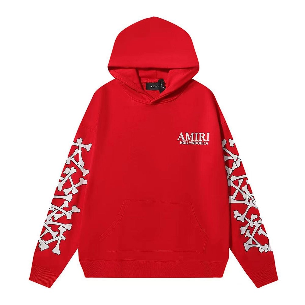 Amiri Bones Stacked Lyocell Hoodie,cheap Amiri