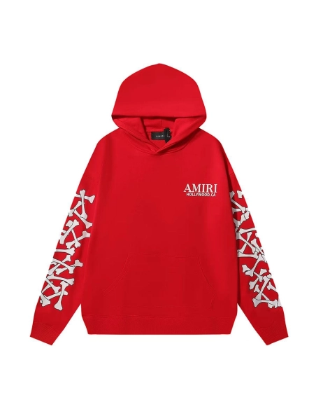Amiri Bones Stacked Lyocell Hoodie,cheap Amiri
