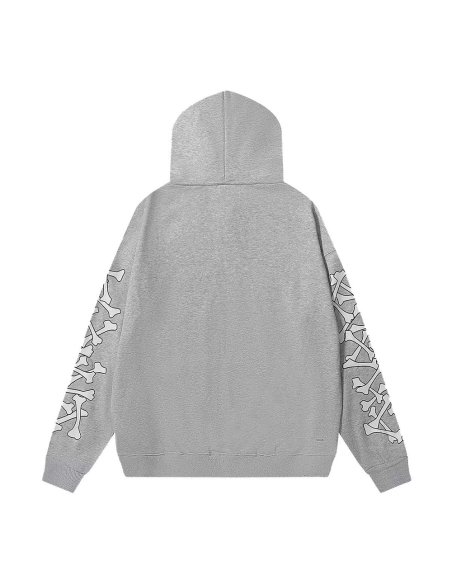 Amiri Bones Stacked Lyocell Hoodie,cheap Amiri