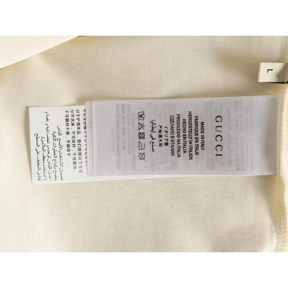 Gucci Chest Embroidered Bear Short Sleeve TShirt,cheap Gucci