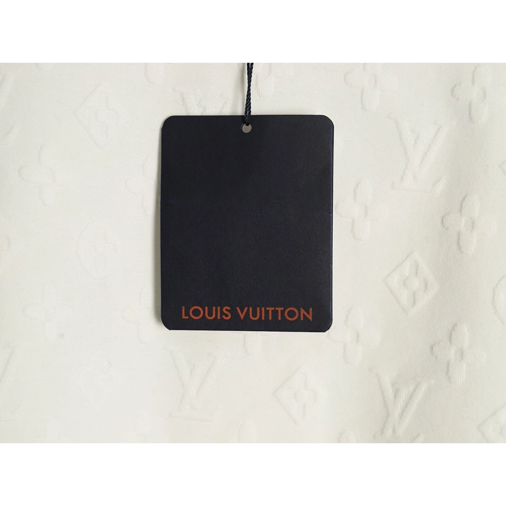 Louis Vuitton full print monogram dark pattern jacquard short sleeve Tshirt,cheap Louis Vuitton