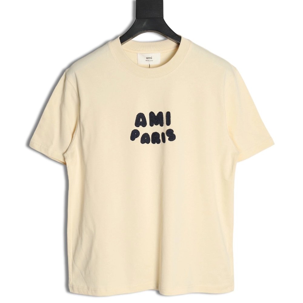 Ami Paris lettered shortsleeved Tshirt,cheap Ami