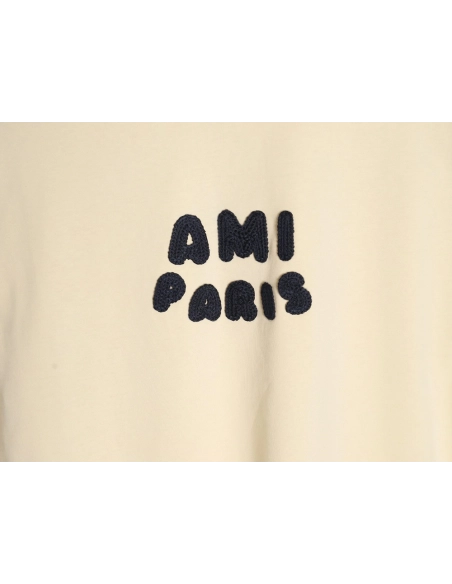 Ami Paris lettered shortsleeved Tshirt,cheap Ami