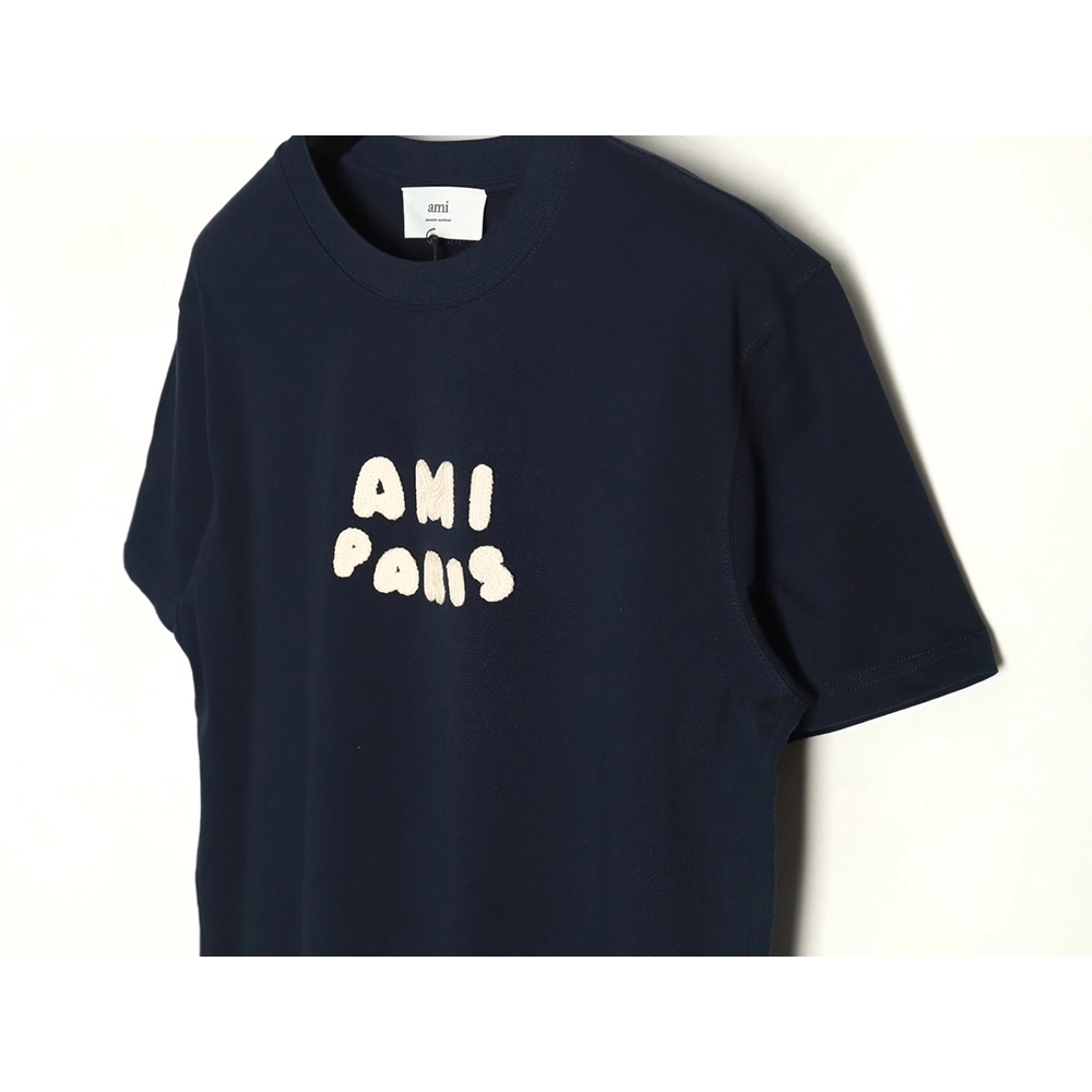 Ami Paris lettered shortsleeved Tshirt,cheap Ami