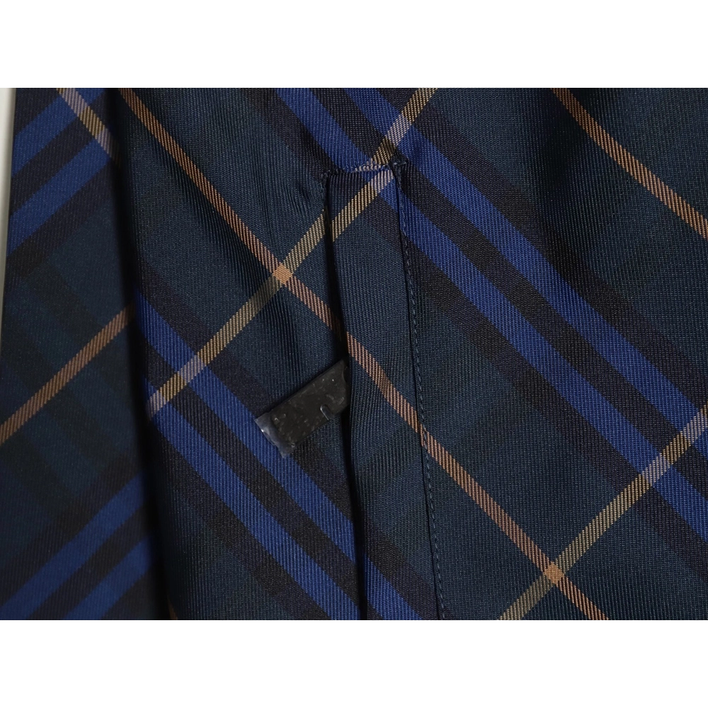 Burberry War Horse Embroidered Check Reversible Zip Jacket,cheap Burberry