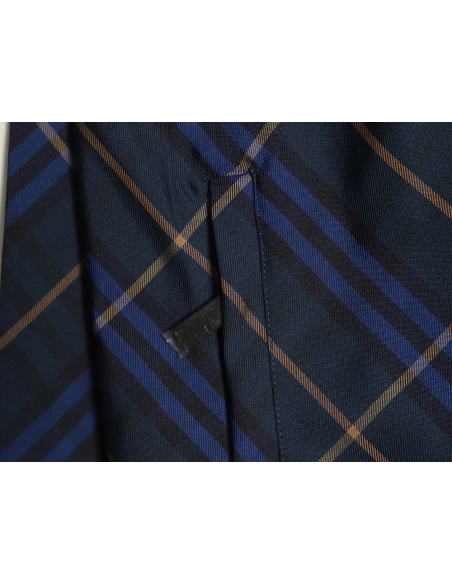 Burberry War Horse Embroidered Check Reversible Zip Jacket,cheap Burberry