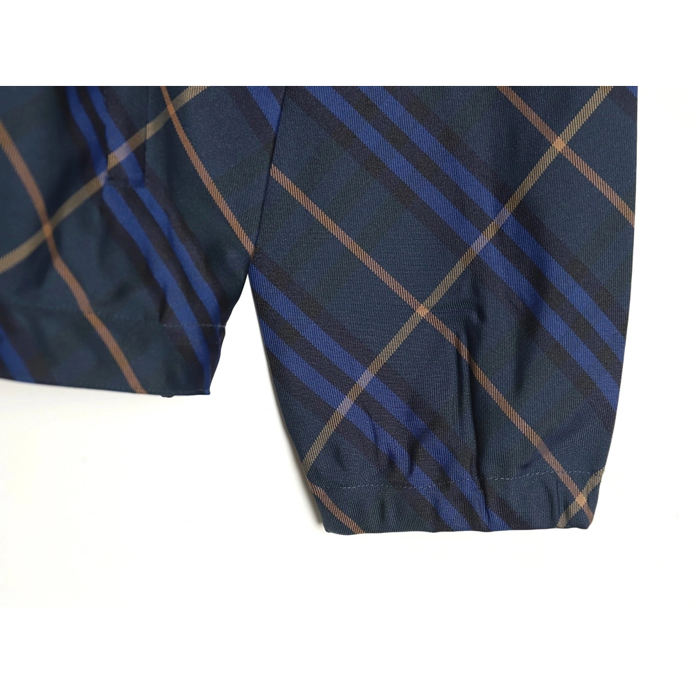 Burberry War Horse Embroidered Check Reversible Zip Jacket,cheap Burberry