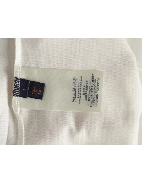 Louis Vuitton oil painting graffiti print short sleeves,cheap Louis Vuitton