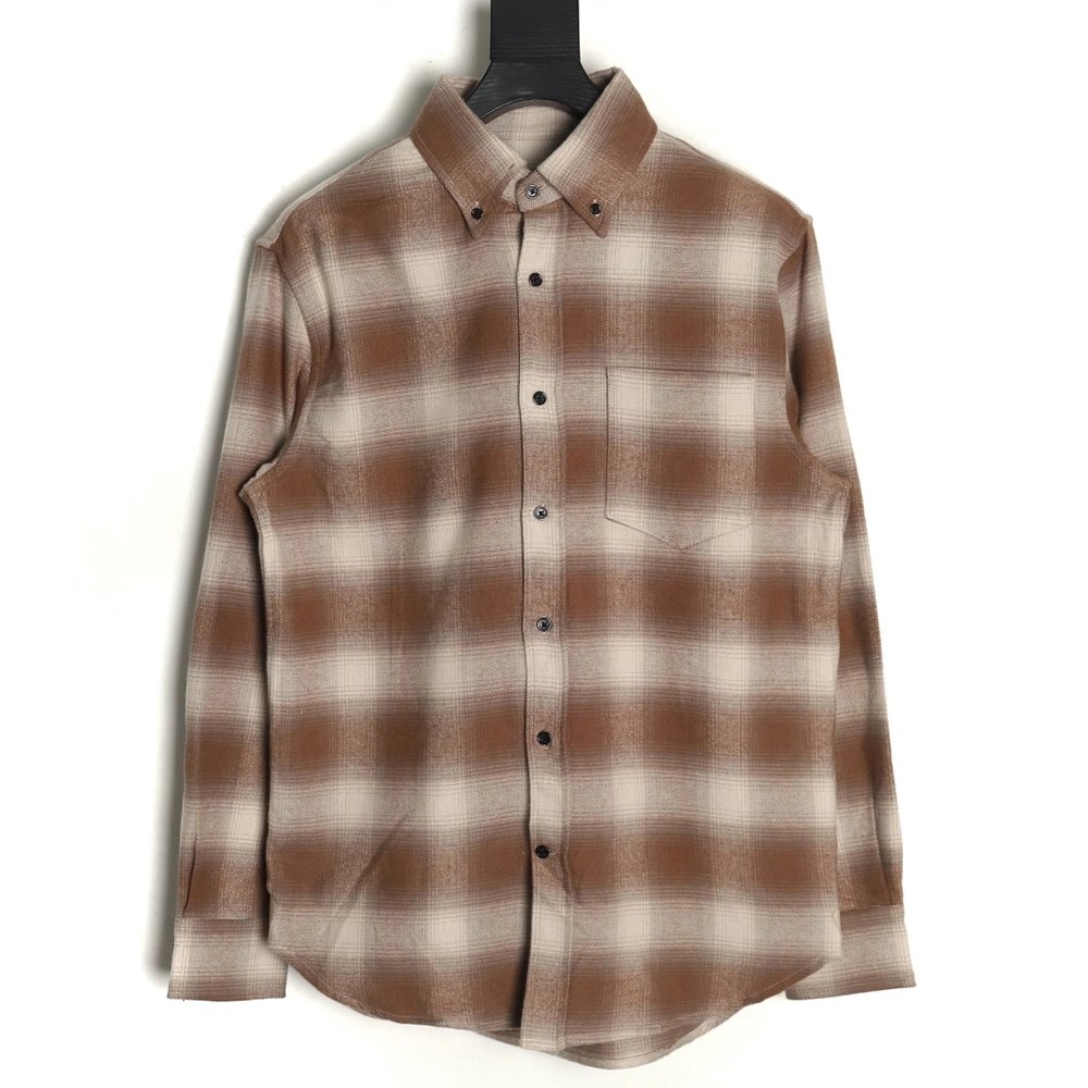 Loro Piana Flannel Check Shirt,cheap Loro Piana