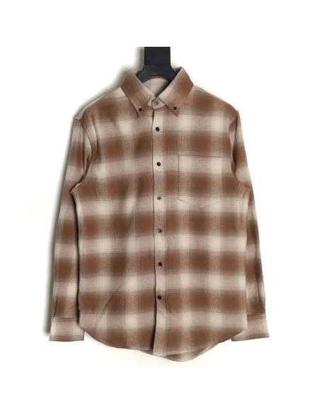 Loro Piana Flannel Check Shirt,cheap Loro Piana
