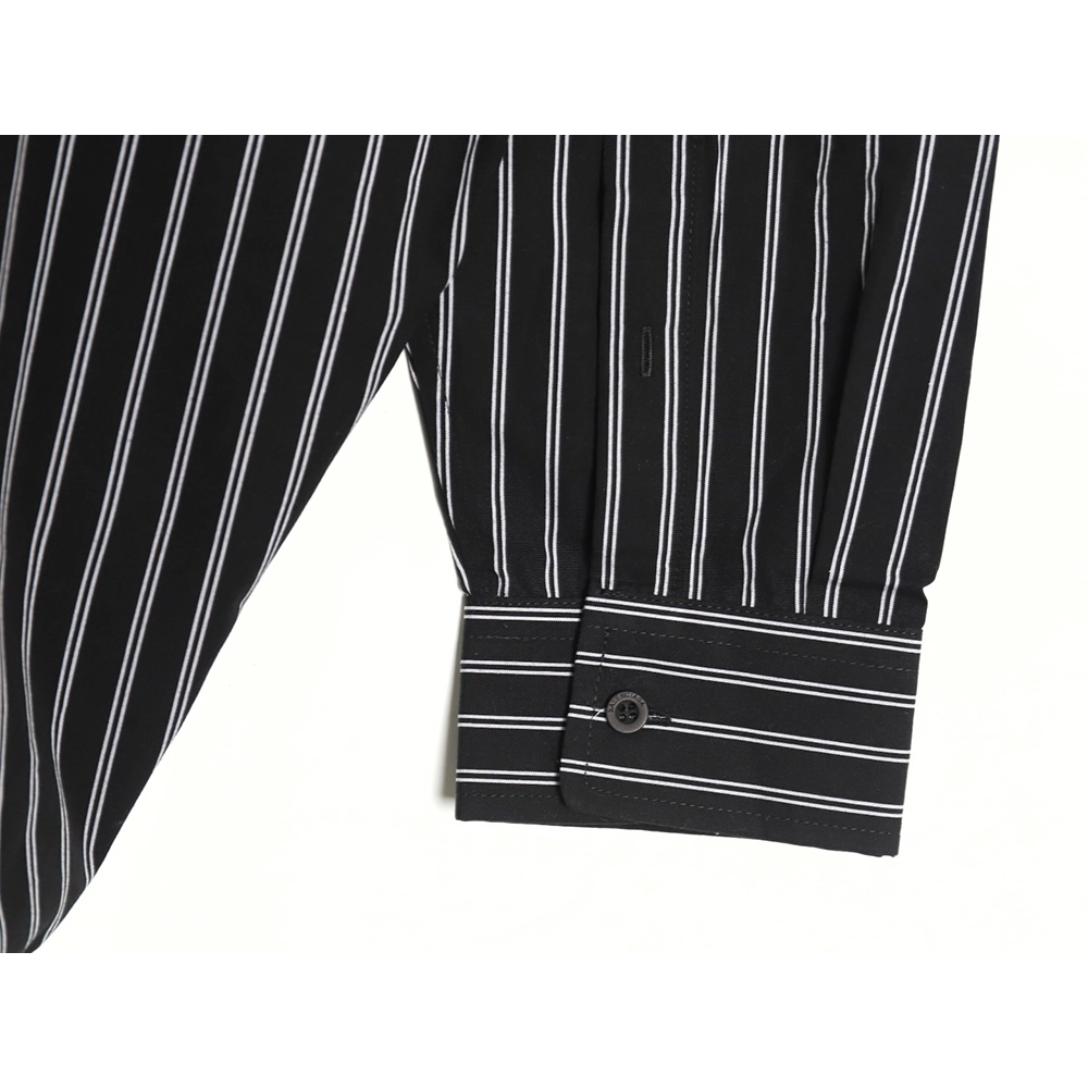 Balenciaga back red letter print striped shirt,cheap Balenciaga