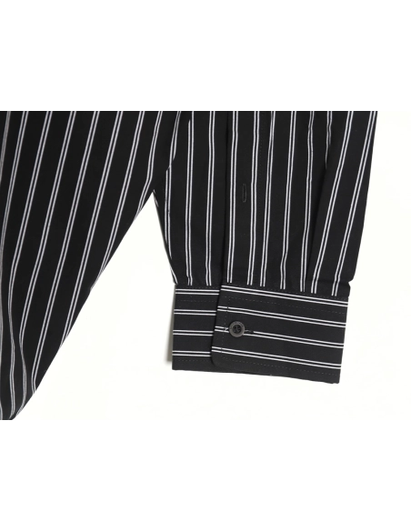 Balenciaga back red letter print striped shirt,cheap Balenciaga