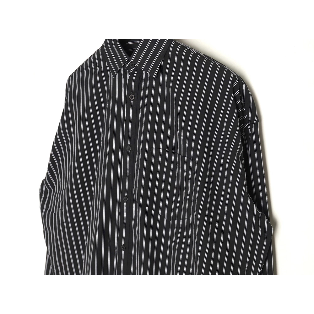 Balenciaga back red letter print striped shirt,cheap Balenciaga