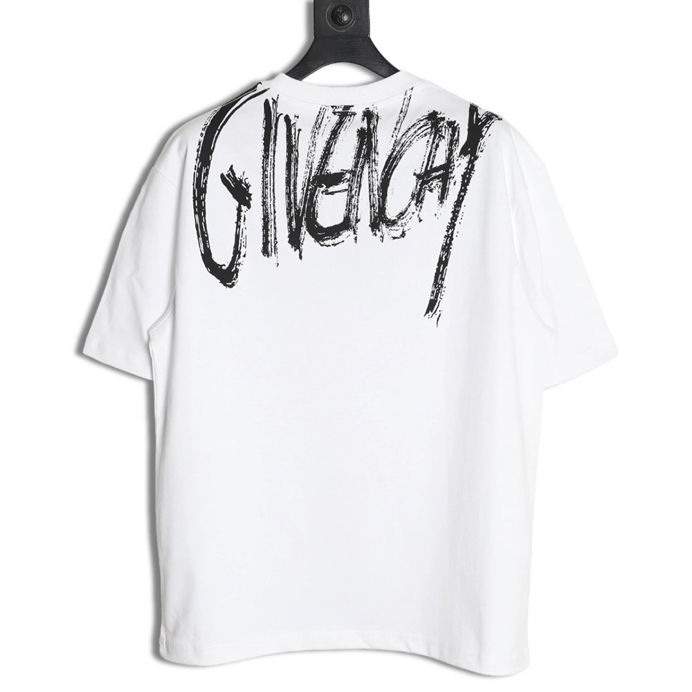 Givenchy graffiti lettering embroidered logo short sleeve,cheap Givenchy