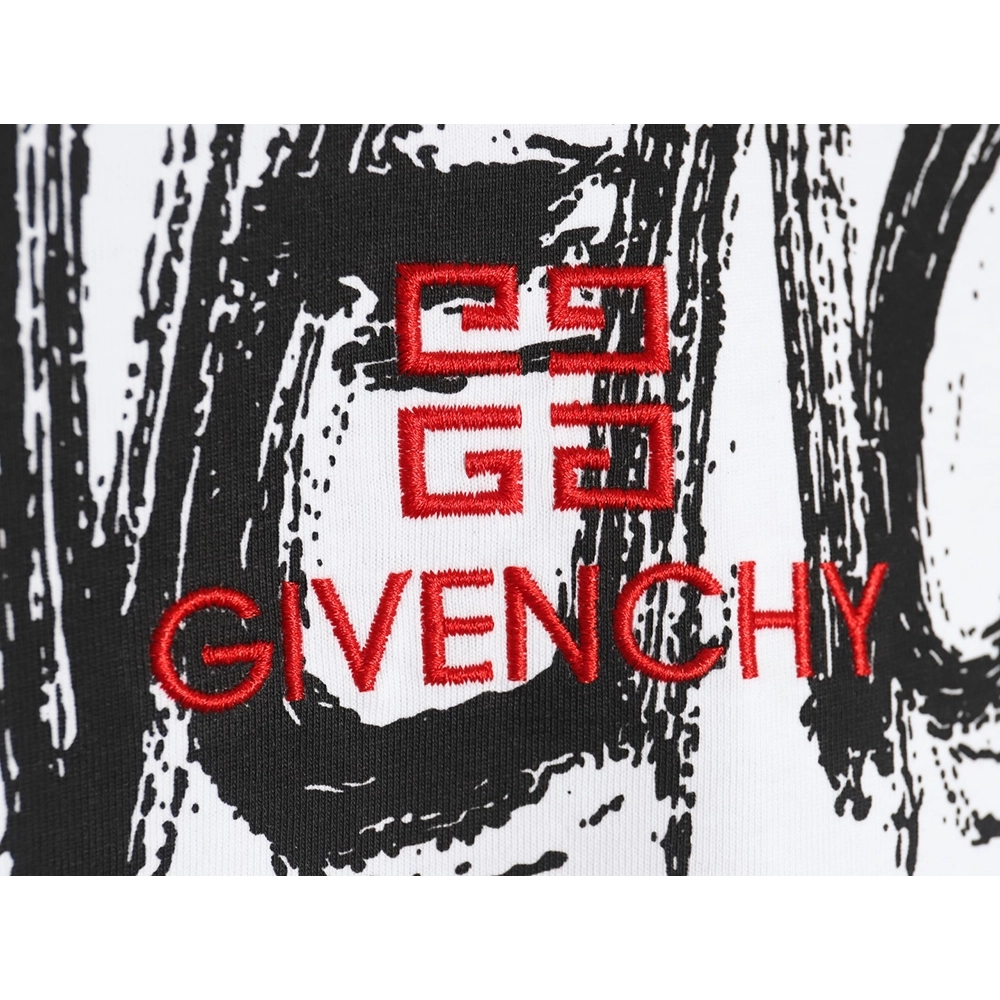 Givenchy graffiti lettering embroidered logo short sleeve,cheap Givenchy