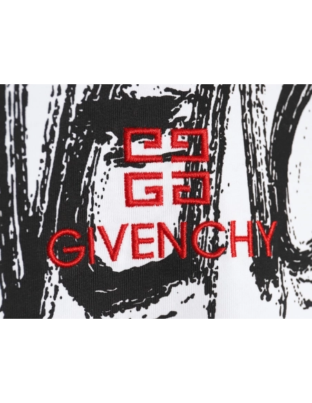 Givenchy graffiti lettering embroidered logo short sleeve,cheap Givenchy