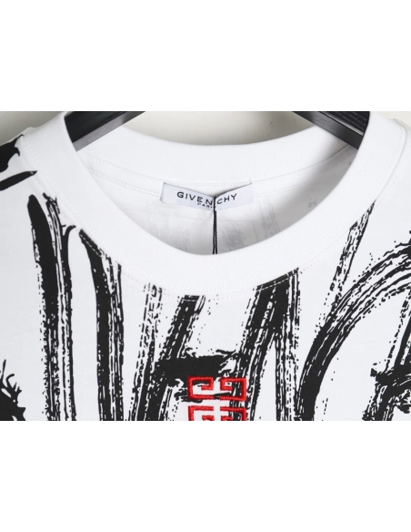 Givenchy graffiti lettering embroidered logo short sleeve,cheap Givenchy