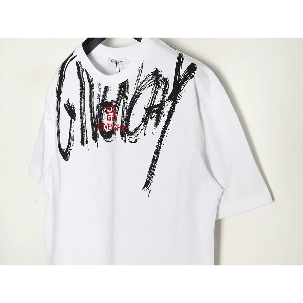 Givenchy graffiti lettering embroidered logo short sleeve,cheap Givenchy