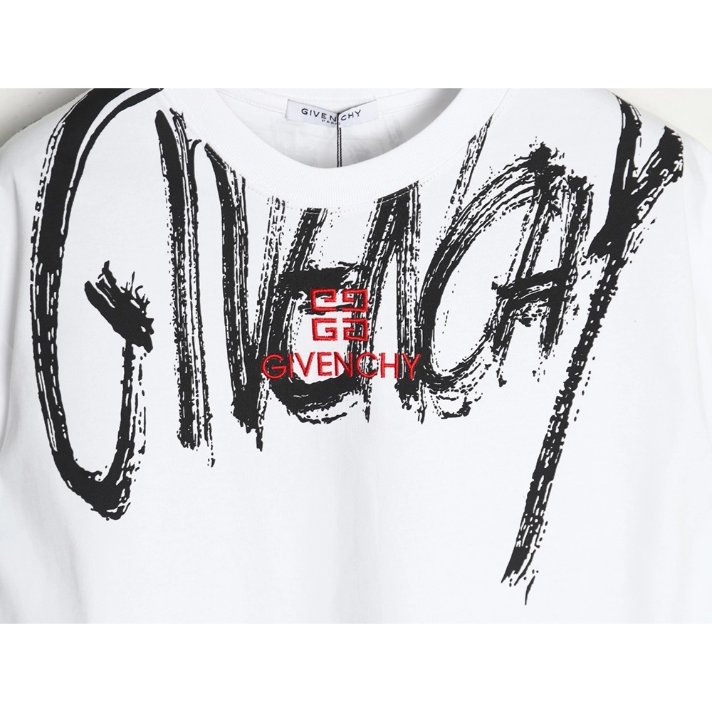 Givenchy graffiti lettering embroidered logo short sleeve,cheap Givenchy