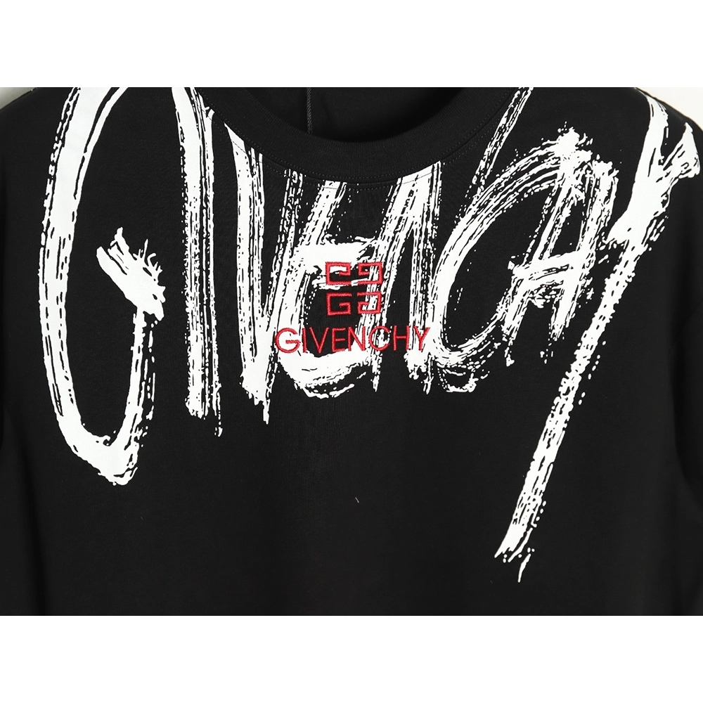 Givenchy graffiti lettering embroidered logo short sleeve,cheap Givenchy