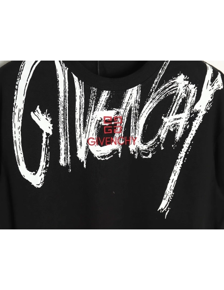 Givenchy graffiti lettering embroidered logo short sleeve,cheap Givenchy