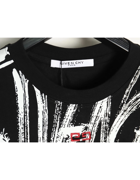 Givenchy graffiti lettering embroidered logo short sleeve,cheap Givenchy
