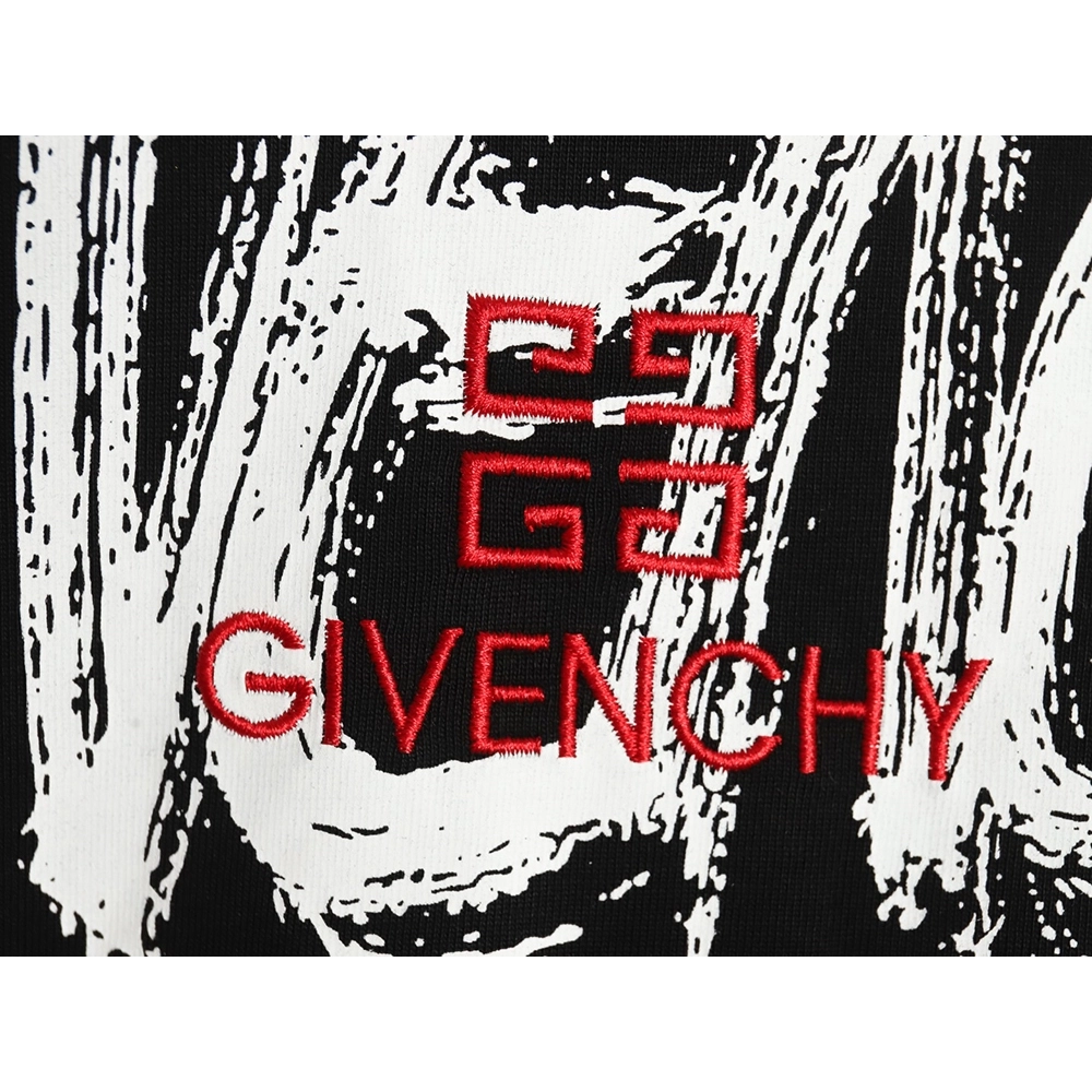 Givenchy graffiti lettering embroidered logo short sleeve,cheap Givenchy