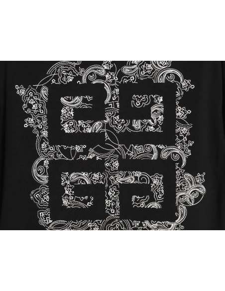 Givenchy floral embroidered lettering logo short sleeves,cheap Givenchy