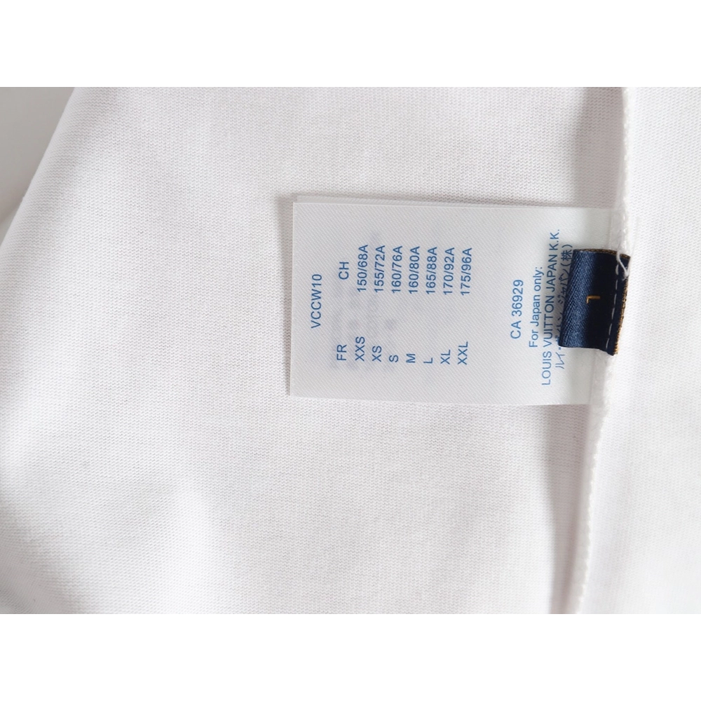 Louis Vuitton small airplane printed letter logo short sleeves,cheap Louis Vuitton