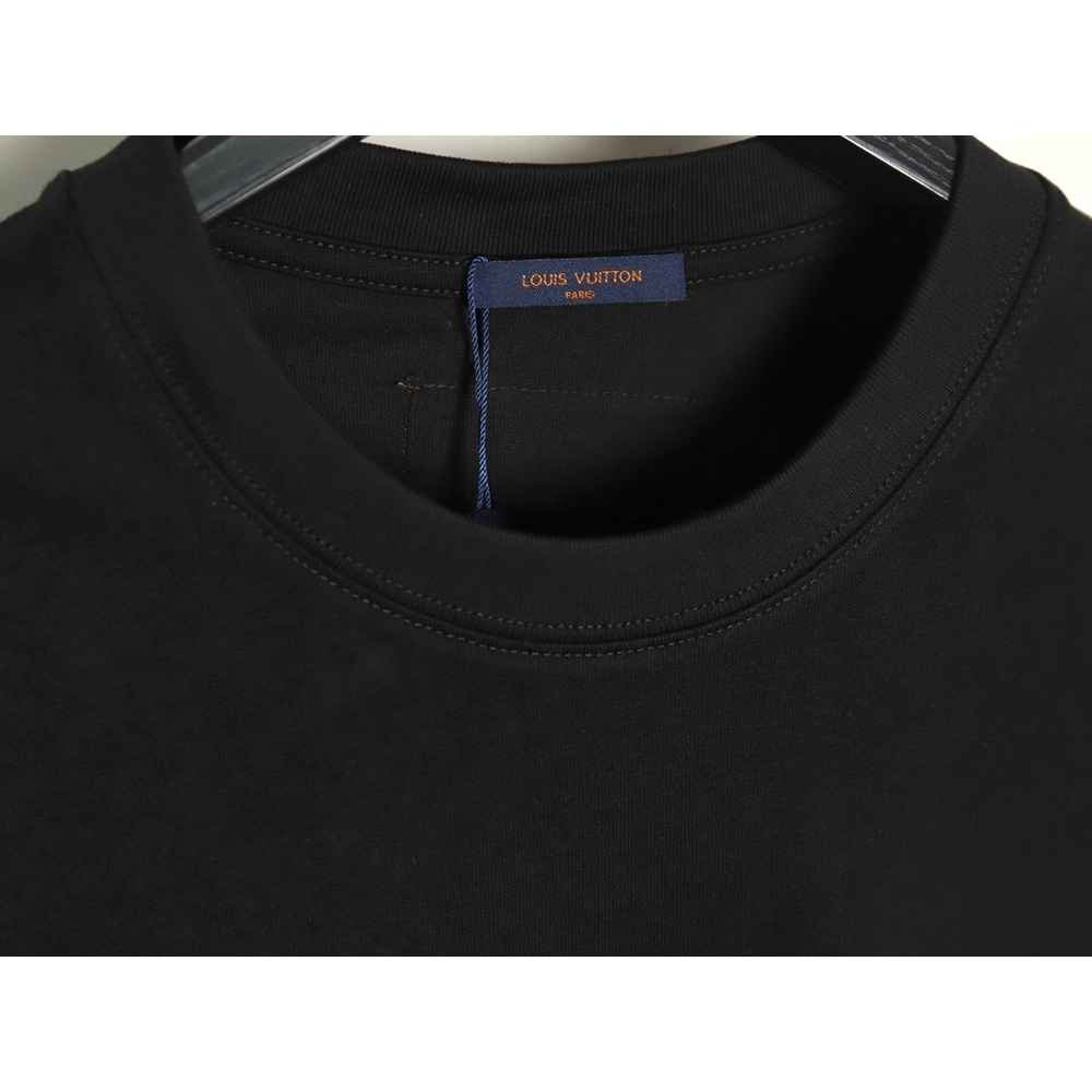 Louis Vuitton handpainted graffiti lettering print short sleeves,cheap Louis Vuitton