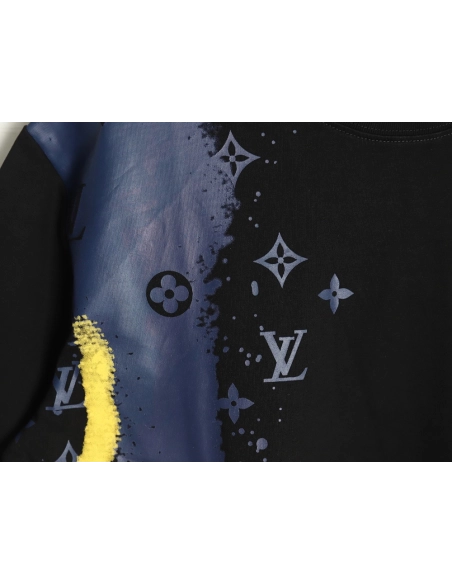 Louis Vuitton inkjet presbyopic print short sleeves,cheap Louis Vuitton