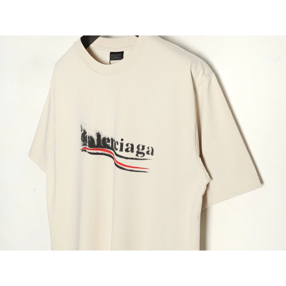 Balenciaga Blurred Coke Print Short Sleeve TShirt,cheap Balenciaga