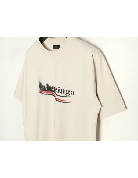 Balenciaga Blurred Coke Print Short Sleeve TShirt,cheap Balenciaga