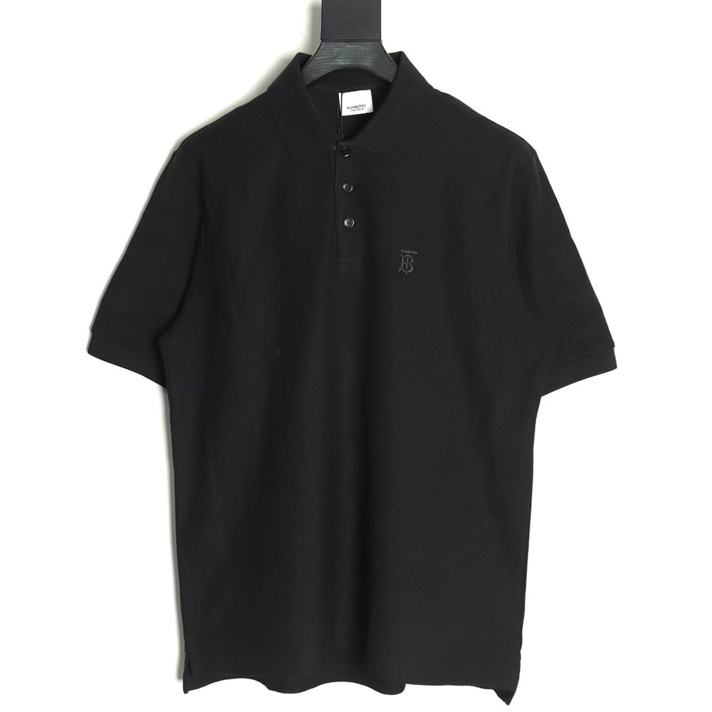 Burberry classic embroidered TB small logo Polo short sleeve,cheap Burberry